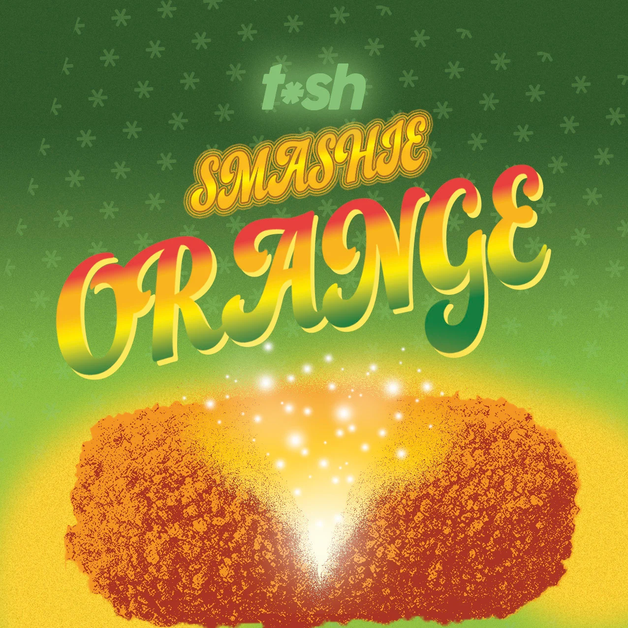 Smashie orange cirkel 100 cut r